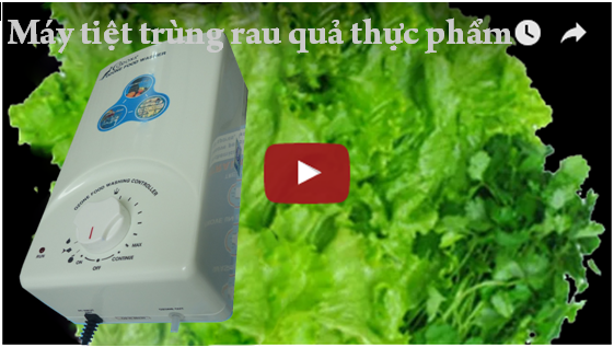 MÁY TIỆT TRÙNG RAU QUẢ THỰC PHẨM CORONA 2 THẾ HỆ